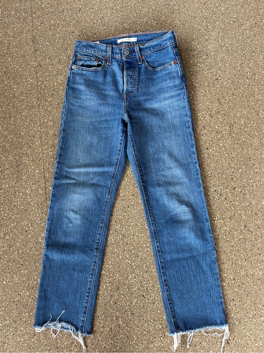 Levi’s Wedgie Straight Blue Jeans